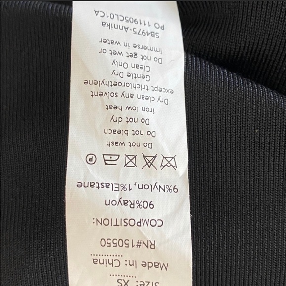 HOUSE OF CB Annika Black Bandage Puff Sleeve Dress - Picture 8 of 9